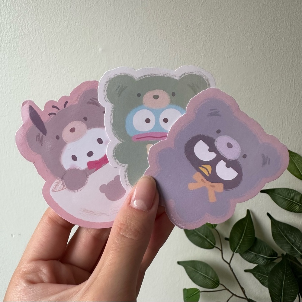 Hello Kitty and Friends Latte Bear Mystery Sticker Set PRICE FIRM